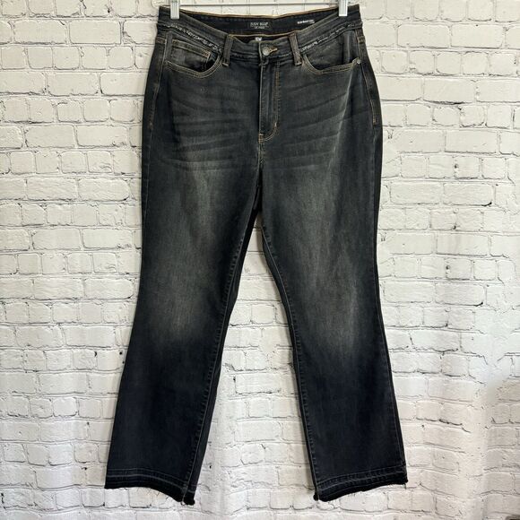 Judy Blue Womens Ashland High Rise Slim Bootcut Denim Jeans Black Wash Size 16W - Picture 3 of 15